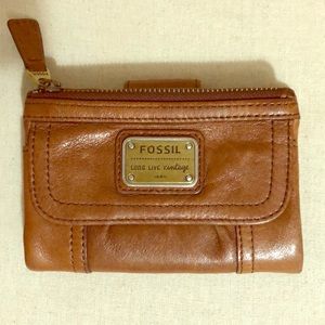 Fossil leather wallet